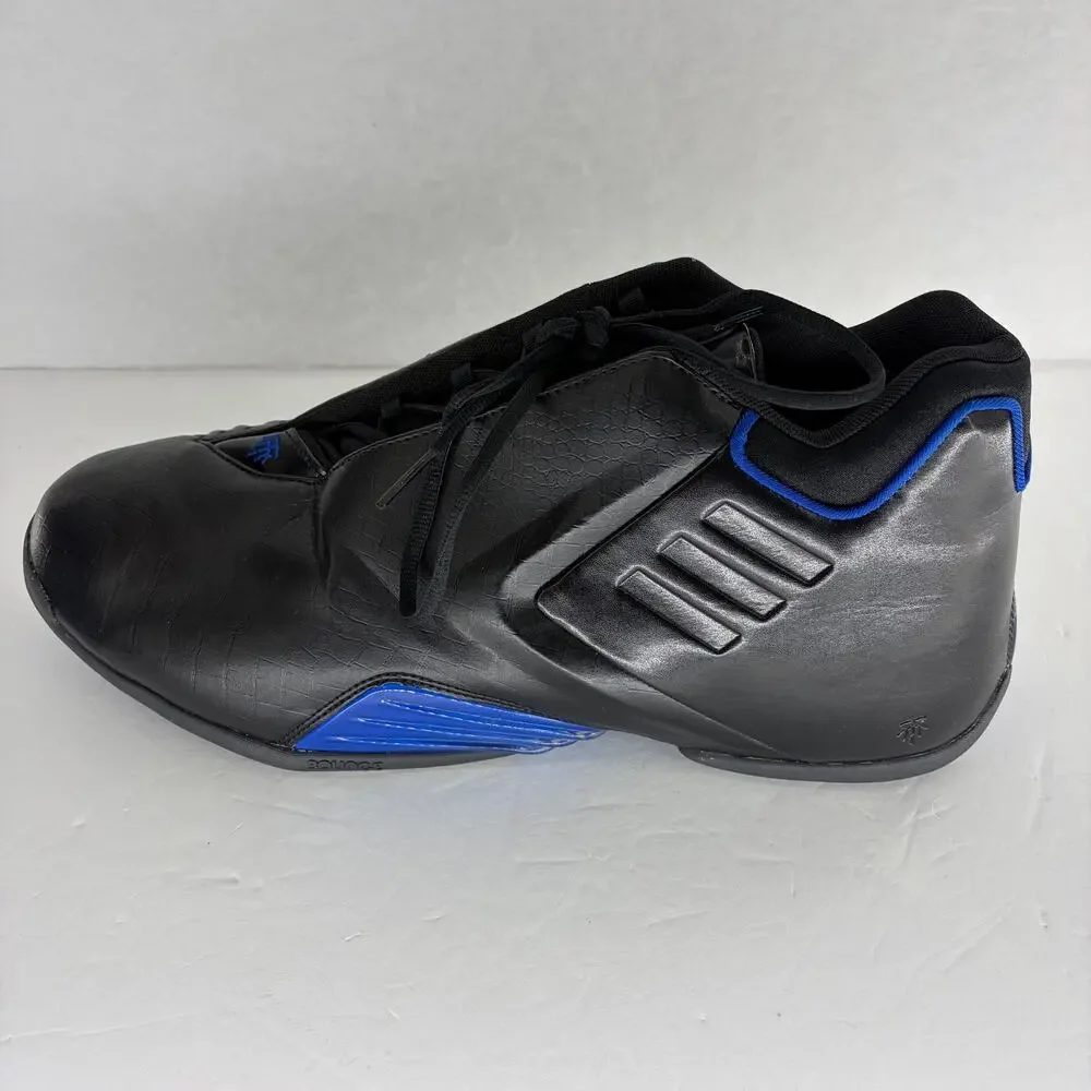 Adidas T-Mac 3 Restomod Black Royal Blue Sz 17 🏀